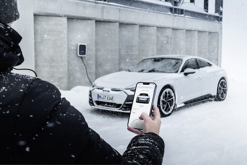 Elektromobilność zimą: inteligentne zarządzanie temperaturą w elektrycznych modelach Audi zapewnia odpowiedni zasięg i wydajność