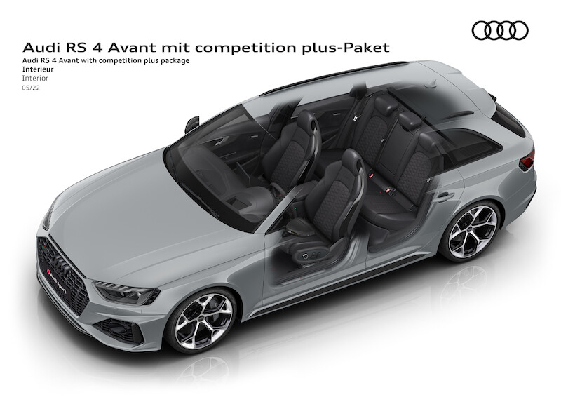 Emocje na najwyższych obrotach: nowe pakiety Competition dla Audi RS 4 Avant i Audi RS 5