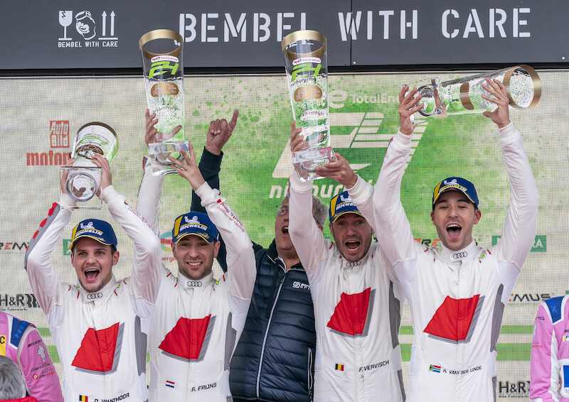 Audi triumfuje w jubileuszowym 24-godzinnym wyścigu na Nürburgring
