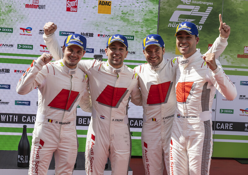Audi triumfuje w jubileuszowym 24-godzinnym wyścigu na Nürburgring