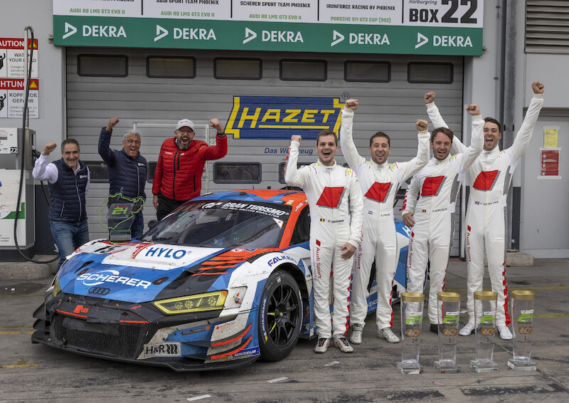 Audi triumfuje w jubileuszowym 24-godzinnym wyścigu na Nürburgring