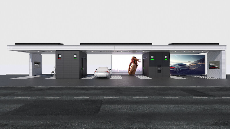Audi, po sukcesie fazy pilotażowej, kontynuuje wdrażanie koncepcji charging hub’ów