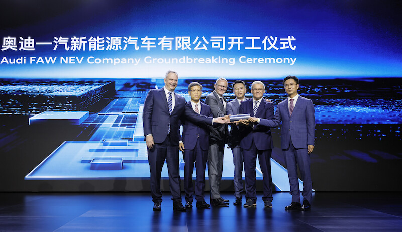 W chińskim Changchun wmurowano kamień węgielny pod budowę inteligentnej fabryki elektrycznych modeli Audi