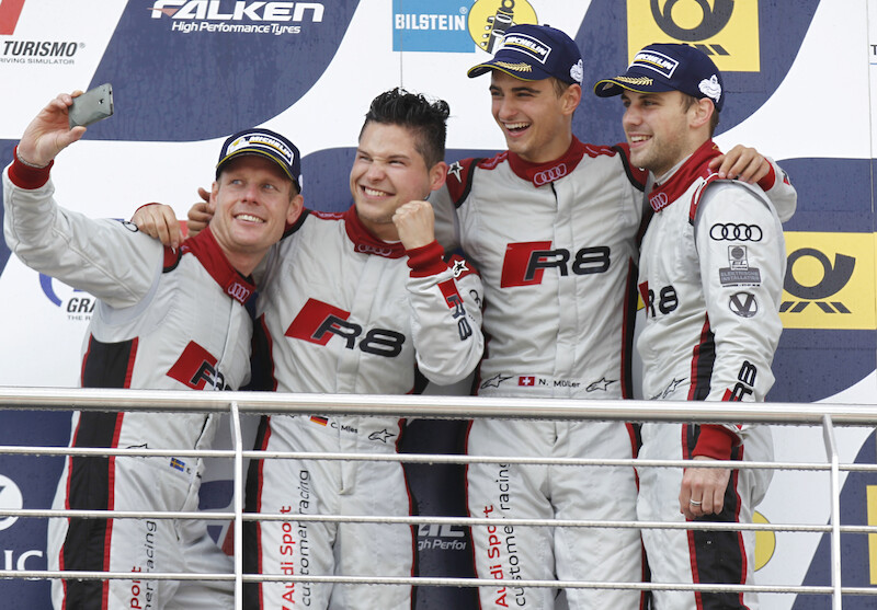 Audi: "Nico Müller - bardzo dziękujemy i życzymy dalszych sukcesów!"