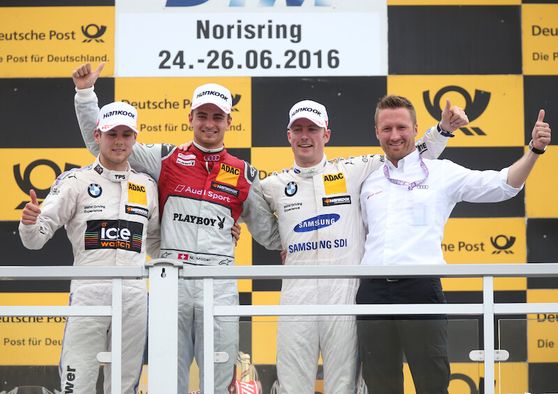 Audi: "Nico Müller - bardzo dziękujemy i życzymy dalszych sukcesów!"