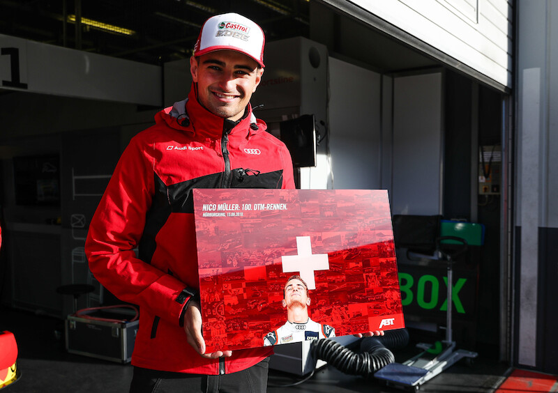 Audi: "Nico Müller - bardzo dziękujemy i życzymy dalszych sukcesów!"