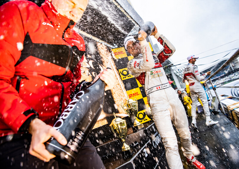 Audi: "Nico Müller - bardzo dziękujemy i życzymy dalszych sukcesów!"