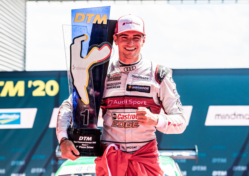 Audi: "Nico Müller - bardzo dziękujemy i życzymy dalszych sukcesów!"
