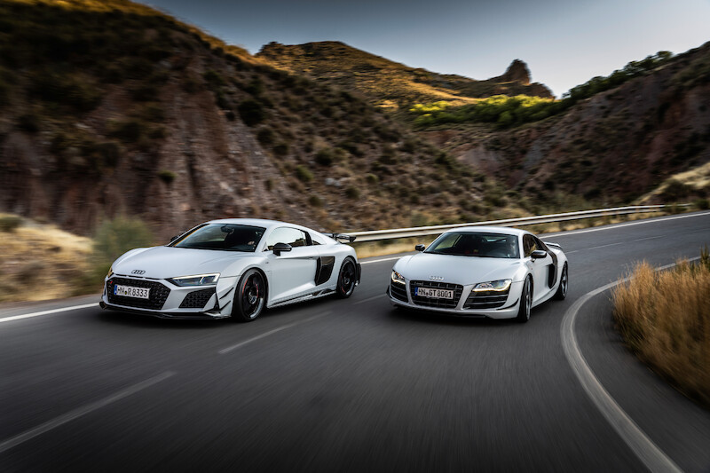 Najwyższe osiągi w swej najczystszej formie: Nowe Audi R8 Coupé V10 GT RWD