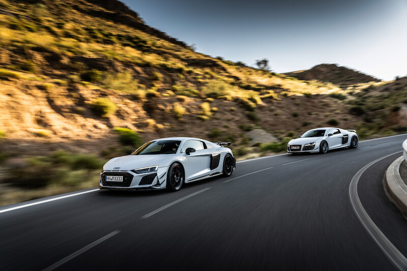 Najwyższe osiągi w swej najczystszej formie: Nowe Audi R8 Coupé V10 GT RWD