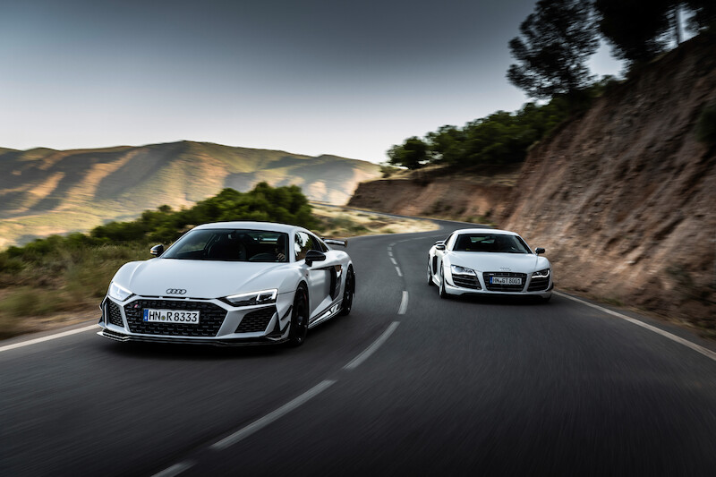 Najwyższe osiągi w swej najczystszej formie: Nowe Audi R8 Coupé V10 GT RWD