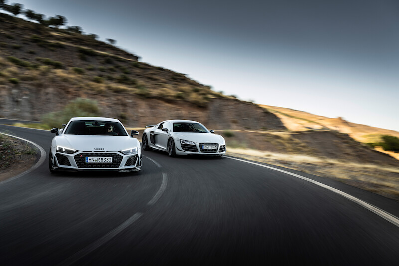 Najwyższe osiągi w swej najczystszej formie: Nowe Audi R8 Coupé V10 GT RWD