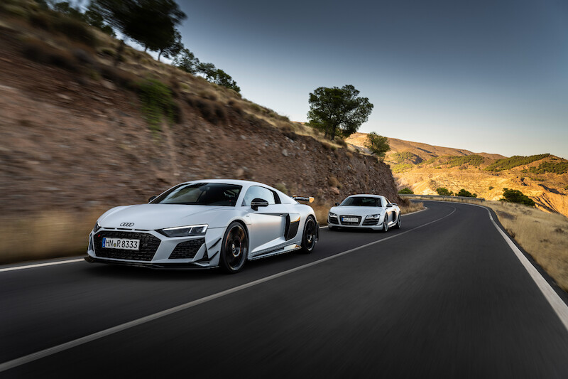 Najwyższe osiągi w swej najczystszej formie: Nowe Audi R8 Coupé V10 GT RWD