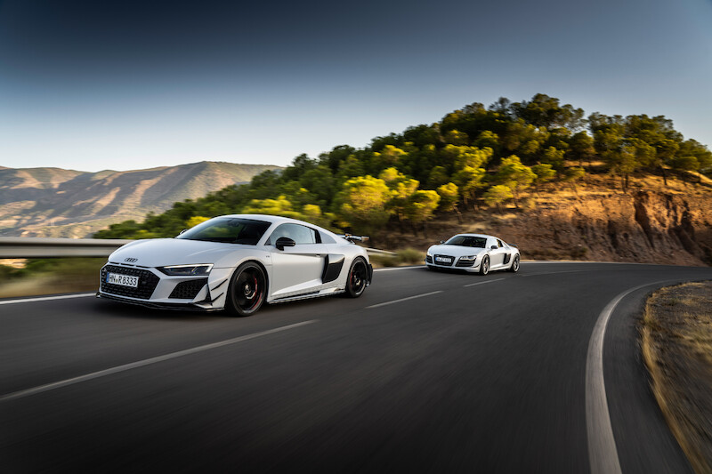 Najwyższe osiągi w swej najczystszej formie: Nowe Audi R8 Coupé V10 GT RWD