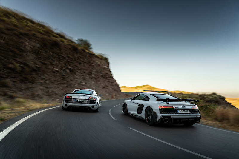 Najwyższe osiągi w swej najczystszej formie: Nowe Audi R8 Coupé V10 GT RWD