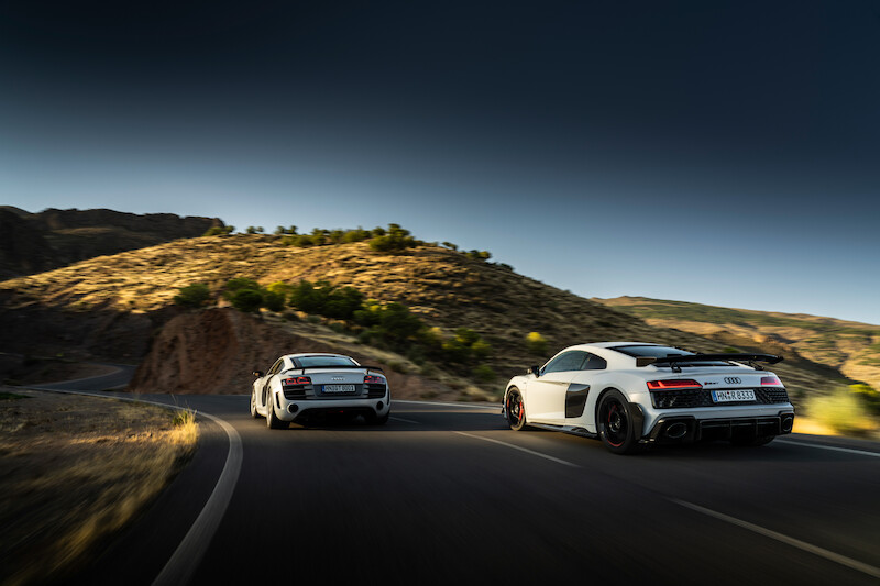 Najwyższe osiągi w swej najczystszej formie: Nowe Audi R8 Coupé V10 GT RWD