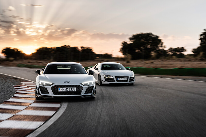 Najwyższe osiągi w swej najczystszej formie: Nowe Audi R8 Coupé V10 GT RWD