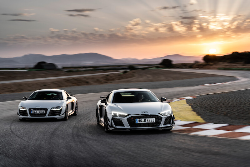 Najwyższe osiągi w swej najczystszej formie: Nowe Audi R8 Coupé V10 GT RWD