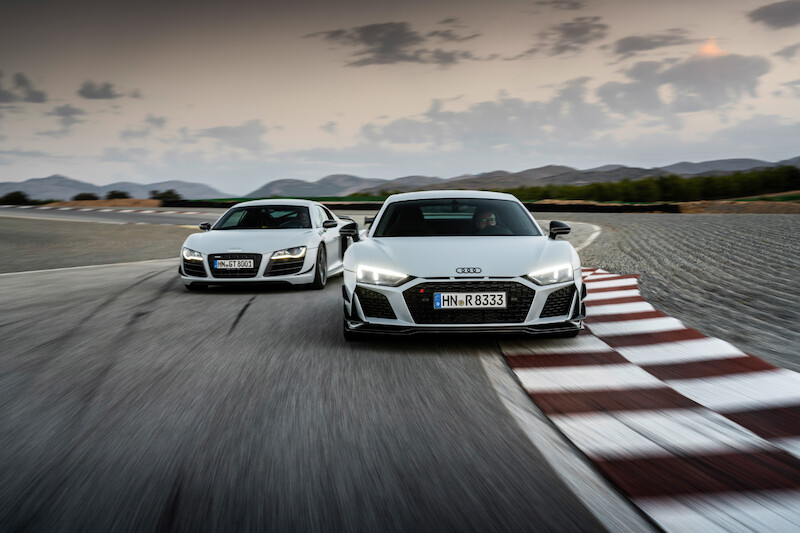 Najwyższe osiągi w swej najczystszej formie: Nowe Audi R8 Coupé V10 GT RWD