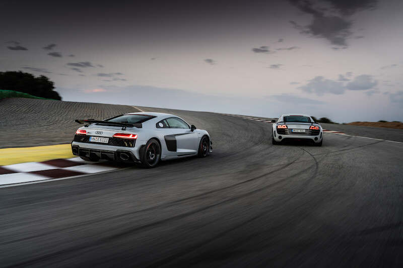 Najwyższe osiągi w swej najczystszej formie: Nowe Audi R8 Coupé V10 GT RWD