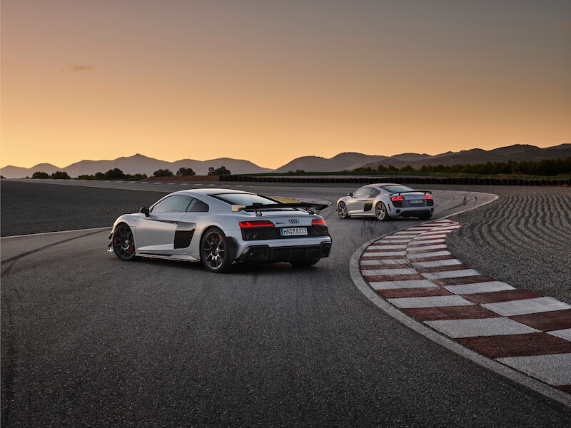 Najwyższe osiągi w swej najczystszej formie: Nowe Audi R8 Coupé V10 GT RWD