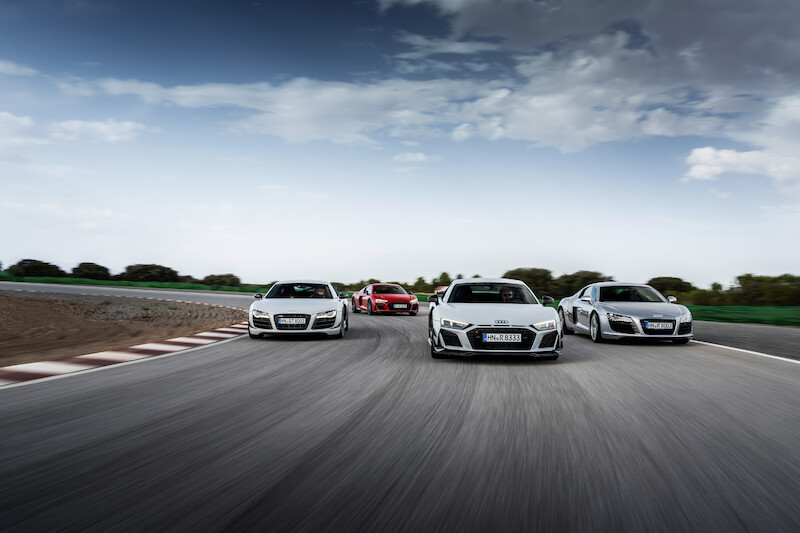 Najwyższe osiągi w swej najczystszej formie: Nowe Audi R8 Coupé V10 GT RWD