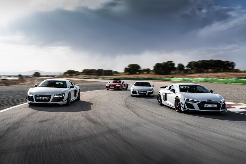 Najwyższe osiągi w swej najczystszej formie: Nowe Audi R8 Coupé V10 GT RWD