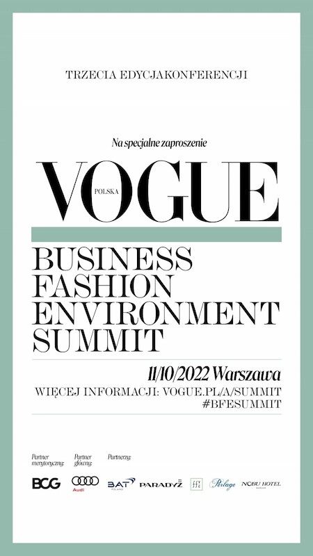 Audi po raz trzeci z rzędu partnerem Business Fashion Environment Summit