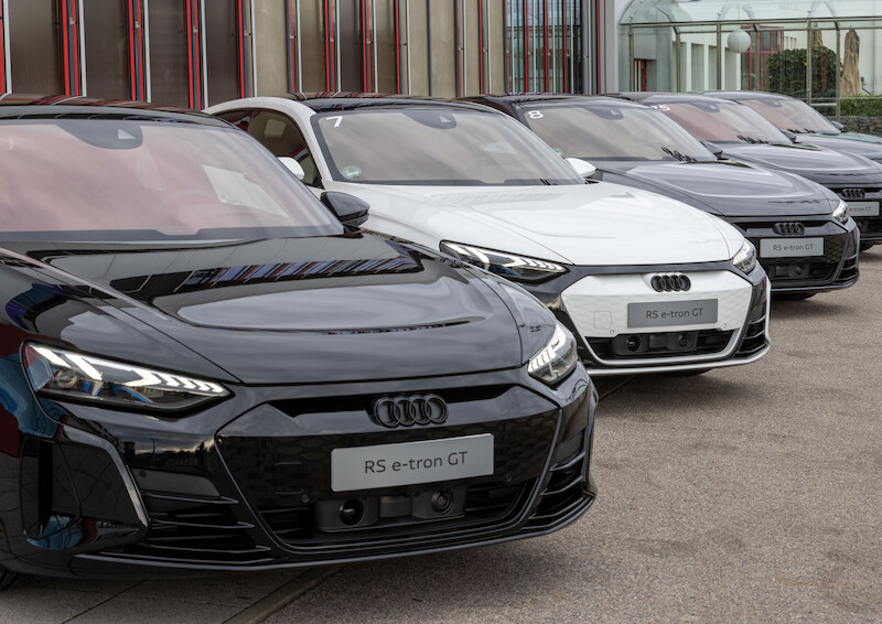 W pełni elektryczne modele Audi dla piłkarzy i działaczy FC Bayern Monachium