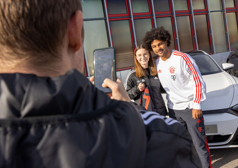 W pełni elektryczne modele Audi dla piłkarzy i działaczy FC Bayern Monachium