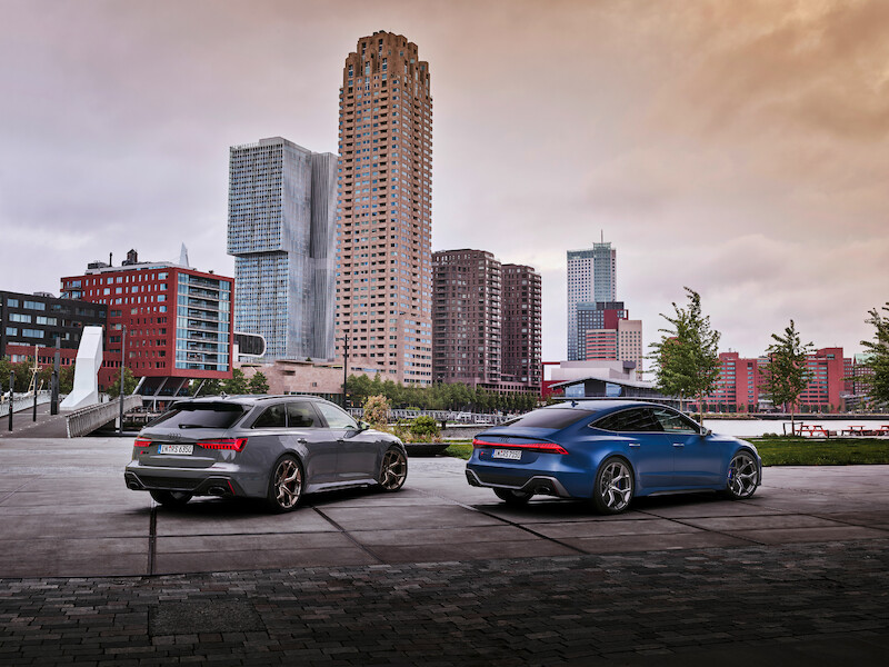 Dynamiczny napęd i ekspresyjny design: Audi RS 6 Avant performance i RS 7 Sportback performance