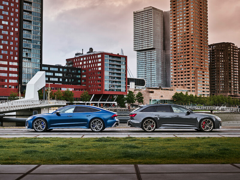 Dynamiczny napęd i ekspresyjny design: Audi RS 6 Avant performance i RS 7 Sportback performance