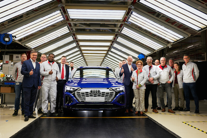 W fabryce Audi w Brukseli rozpoczęła się produkcja nowego Audi Q8 e-tron