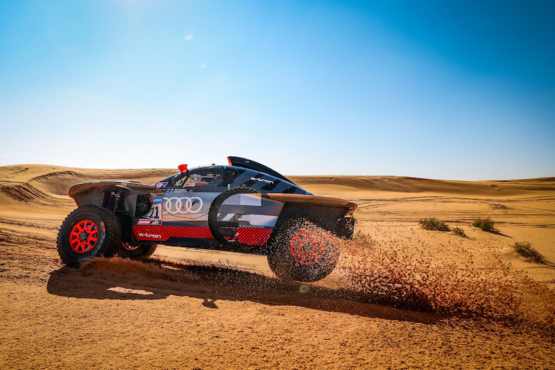 Wysoka motywacja: Team Audi Sport wkracza w drugą połowę Rajdu Dakar 2023
