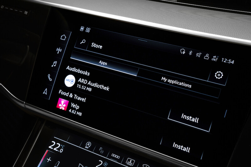 Sklep z aplikacjami w systemie Audi MMI