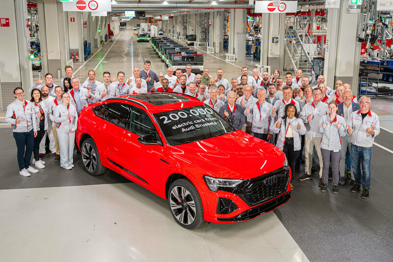 Audi Bruksela wyprodukowało już 200 000 w pełni elektrycznych samochodów