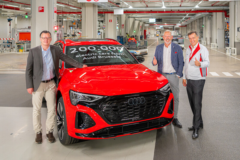 Audi Bruksela wyprodukowało już 200 000 w pełni elektrycznych samochodów