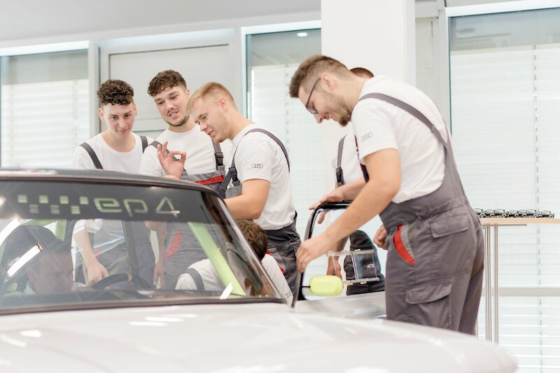 Projekt praktykantów z Audi Neckarsulm: NSU Prinz z napędem e-tron