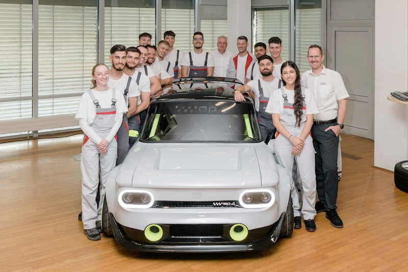 Projekt praktykantów z Audi Neckarsulm: NSU Prinz z napędem e-tron