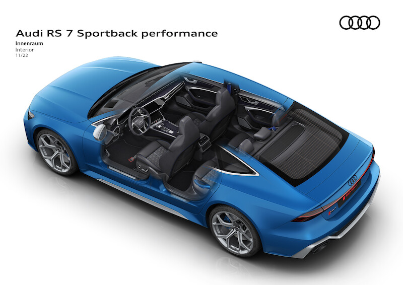 Pełna dynamiki moc i ekspresyjny design: Audi RS 7 Sportback performance