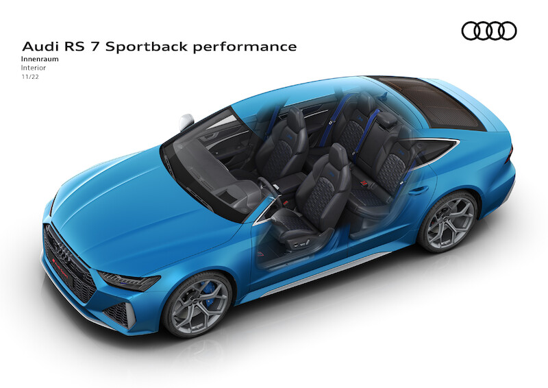 Pełna dynamiki moc i ekspresyjny design: Audi RS 7 Sportback performance