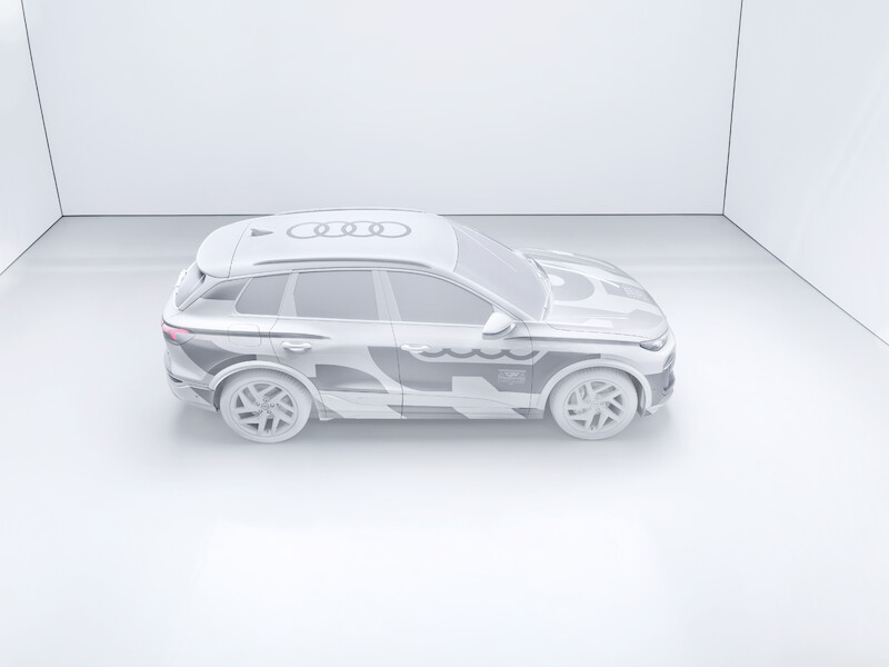 W jaki sposób wnętrze produkowanego seryjnie Audi Q6 e-tron wykorzystuje nową filozofię stylistyczną marki?