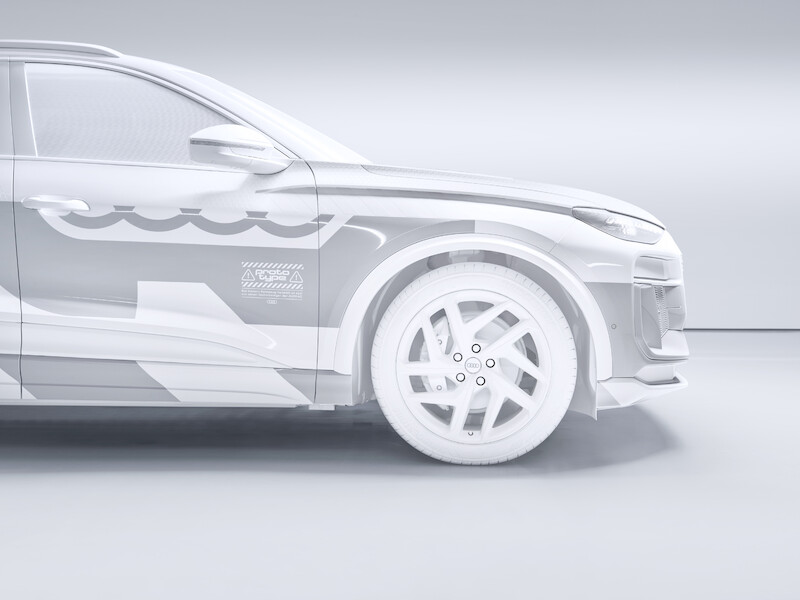 W jaki sposób wnętrze produkowanego seryjnie Audi Q6 e-tron wykorzystuje nową filozofię stylistyczną marki?