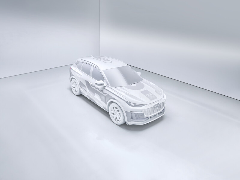 W jaki sposób wnętrze produkowanego seryjnie Audi Q6 e-tron wykorzystuje nową filozofię stylistyczną marki?
