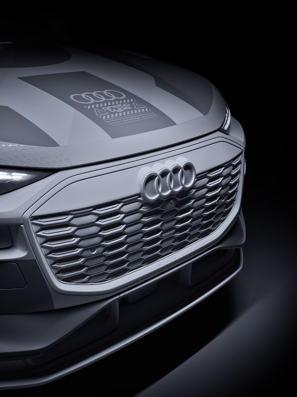 W jaki sposób wnętrze produkowanego seryjnie Audi Q6 e-tron wykorzystuje nową filozofię stylistyczną marki?