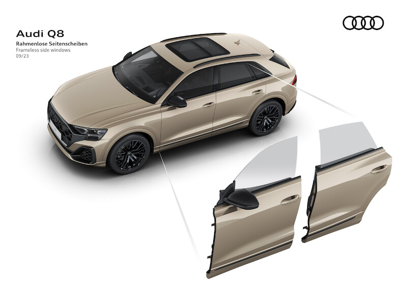 Ekspresyjny design i nowa technika świateł - udoskonalone Audi Q8