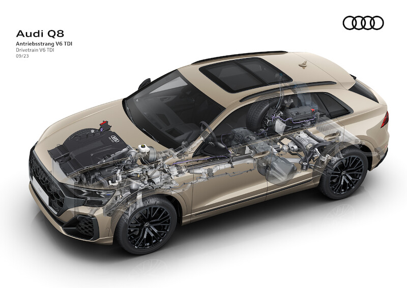 Ekspresyjny design i nowa technika świateł - udoskonalone Audi Q8