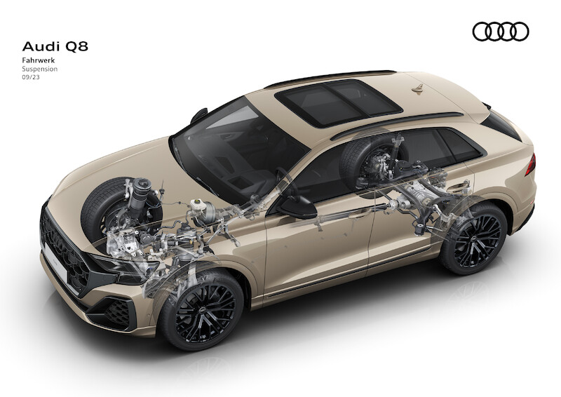 Ekspresyjny design i nowa technika świateł - udoskonalone Audi Q8