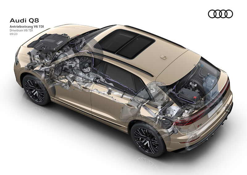 Ekspresyjny design i nowa technika świateł - udoskonalone Audi Q8