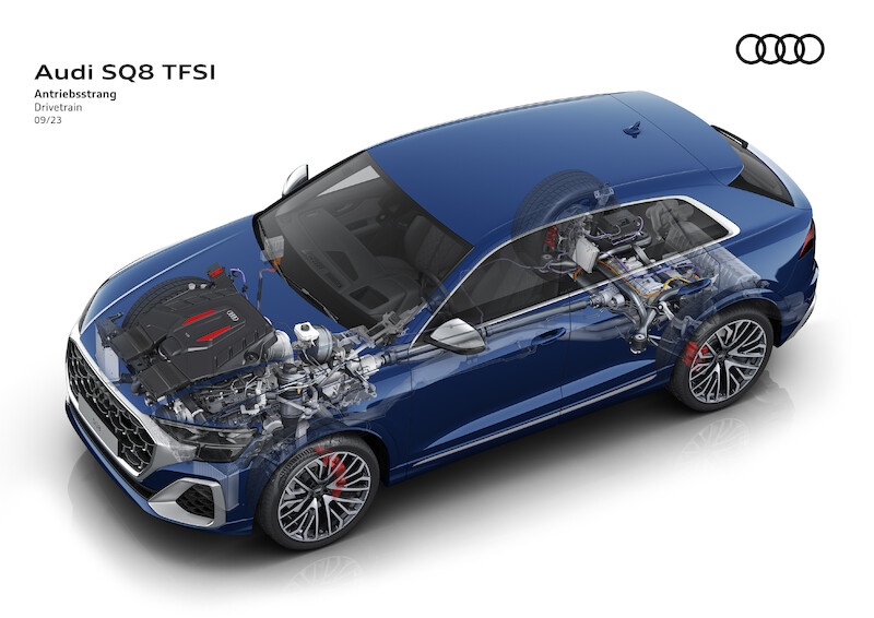 Ekspresyjny design i nowa technika świateł - udoskonalone Audi Q8